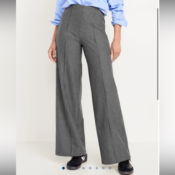 High-Waisted Pull-On Pixie Wide Leg Pants - Picture 2 of 4